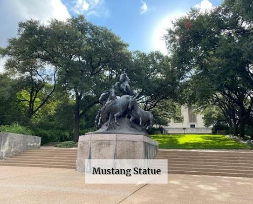 Mustang Statue
